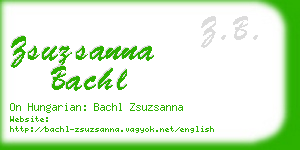 zsuzsanna bachl business card